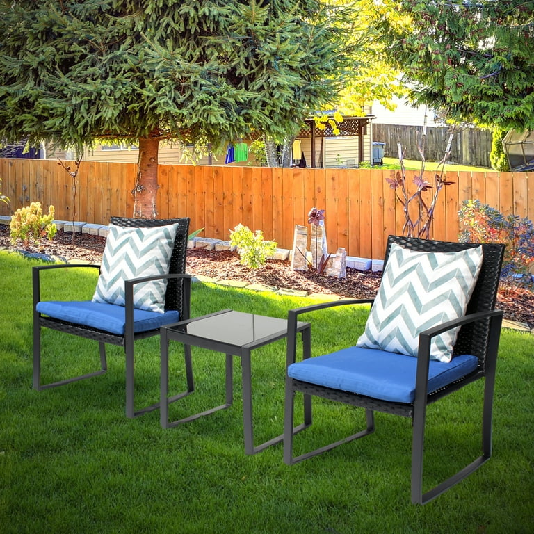 Two chairs and 2025 table set outdoor