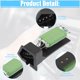 thumbnail image 3 of Resistor del motor del ventilador HVAC Ajuste para BMW 318i Base 1.9L 1.8L 1992-1998 No.64118391749/64111393211, 3 of 7