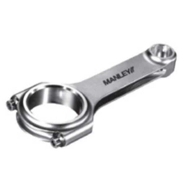 Manley Performance Connecting Rod Set 15051R-1 For Use With Chevrolet Small Block Engine; H-Beam; 4340 Steel Alloy; 6-1/8 Inch Length Connecting Rod Center To Center; 0.927 Inch Wrist Pin Diameter