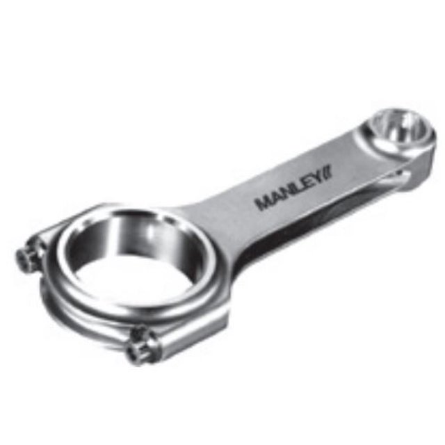 Manley Performance Connecting Rod Set 15051R-1 For Use With Chevrolet Small Block Engine; H-Beam; 4340 Steel Alloy; 6-1/8 Inch Length Connecting Rod Center To Center; 0.927 Inch Wrist Pin Diameter