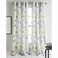 thumbnail image 2 of DKNY Modern Bloom Floral/Flower Sheer Grommet Single Curtain Panel, 2 of 3