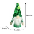 thumbnail image 2 of Viflosae St Patricks Day Decorations St. Patrick's Day Light Up Doll Decoration Sequin Hat Doll Pendant Deals of the Day Clearance, 2 of 5