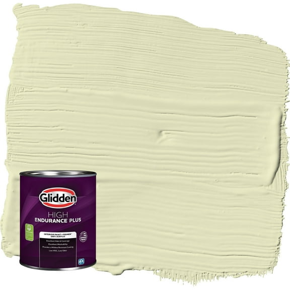Glidden HEP Forgive Quickly / Green Semi-Gloss Interior Paint with Primer, 1 Quart