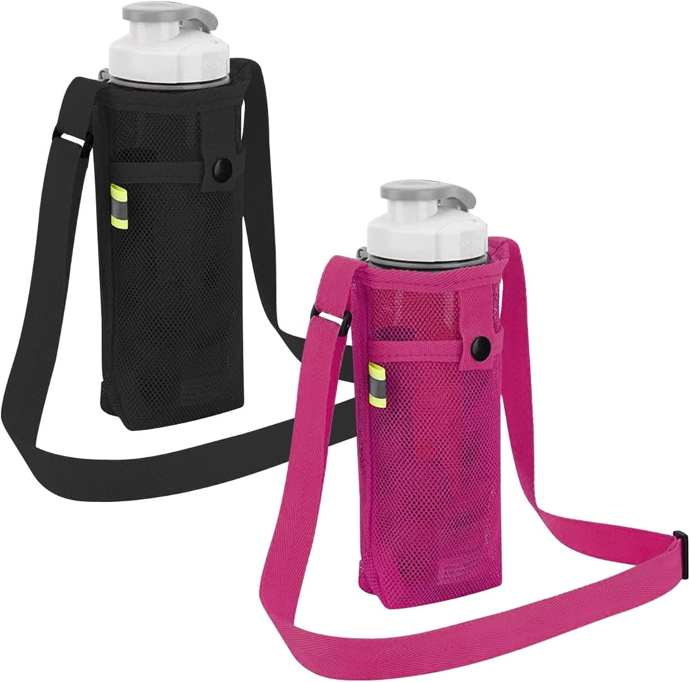 NOGIS Water Bottle Holder Mesh Water Bottle Bag with Adjustable