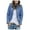 Sky Blue, variant on White Blazer Womens Open Front Blazers Casual Long Sleeve Lapel Collar Button Down Work Office Jackets Blazer with Pocket