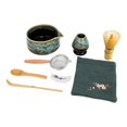 thumbnail image 3 of Juego de 10 batidores de matcha, cuenco redondo de matcha, kit de cerámica para matcha, soporte para batidor de cuchara, material de bambú, adecuado p 8 piezas, 3 of 6