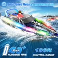 thumbnail image 3 of Baño RC Boat con luces LED, resistente al agua durante más de 40 minutos, azul, 3 of 7
