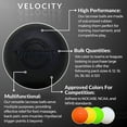 thumbnail image 3 of Velocity Lacrosse Balls - 60 and 120 Packs - for Practice, Official NFHS and College Approved Size, 3 of 12