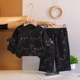 thumbnail image 2 of asjyhkr Toddler Girls Clothes Casual Sets Bow Rhinestone Crewneck Sweatshirts Wide Leg Pants Cute Vacation Sets 2 Piece(0-1 Years), 2 of 5
