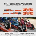 thumbnail image 5 of VEVOR Wheel Chock Tie Down Kit, 2" x 96" Tie Down Strap Kit, Heavy Duty Trailer Tie Down System for 10"-23" Wheels, ATV, UTV, Trailer, Mower, Wheel Chock Tie-Down Accessories, 4-Pack, 5 of 10