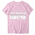 thumbnail image 5 of Short Sleeve Shirt for Women Trendy Y2k Style Casual Summer T Shirts Crewneck Comfy Basic Tee Top Pink M, 5 of 5