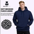 thumbnail image 3 of SOCKS'NBULK 3 Pack Mens Hoodie Sweatshirts, Cotton Blend, Bulk Adults Hoodies Sweatshirt, 3 of 6