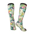 thumbnail image 4 of Balery Tropical Flowers Fun Novelty Socks Men'S Women'S Crew Socks Funny Crazy Novelty Socks Quirky And Cool Socks, 4 of 9