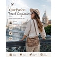 thumbnail image 4 of GAEKEAO Crossbody Bags for Women Multi Pocket Leather Cross Body handbags Ladies travel satchel for Everyday, 4 of 9