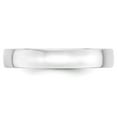 thumbnail image 2 of 14k White Gold 4mm Lightweight Comfort Fit Wedding Band Size 8 WCFL040, 2 of 4