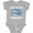 AC-Heather Grey, variant on Future Snow Plow Truck Driver Boys or Girls Baby Bodysuit