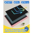 thumbnail image 4 of Tableta de escritura LCD TEKFUN Doodle Board de 16 pulgadas, rosa, 4 of 7