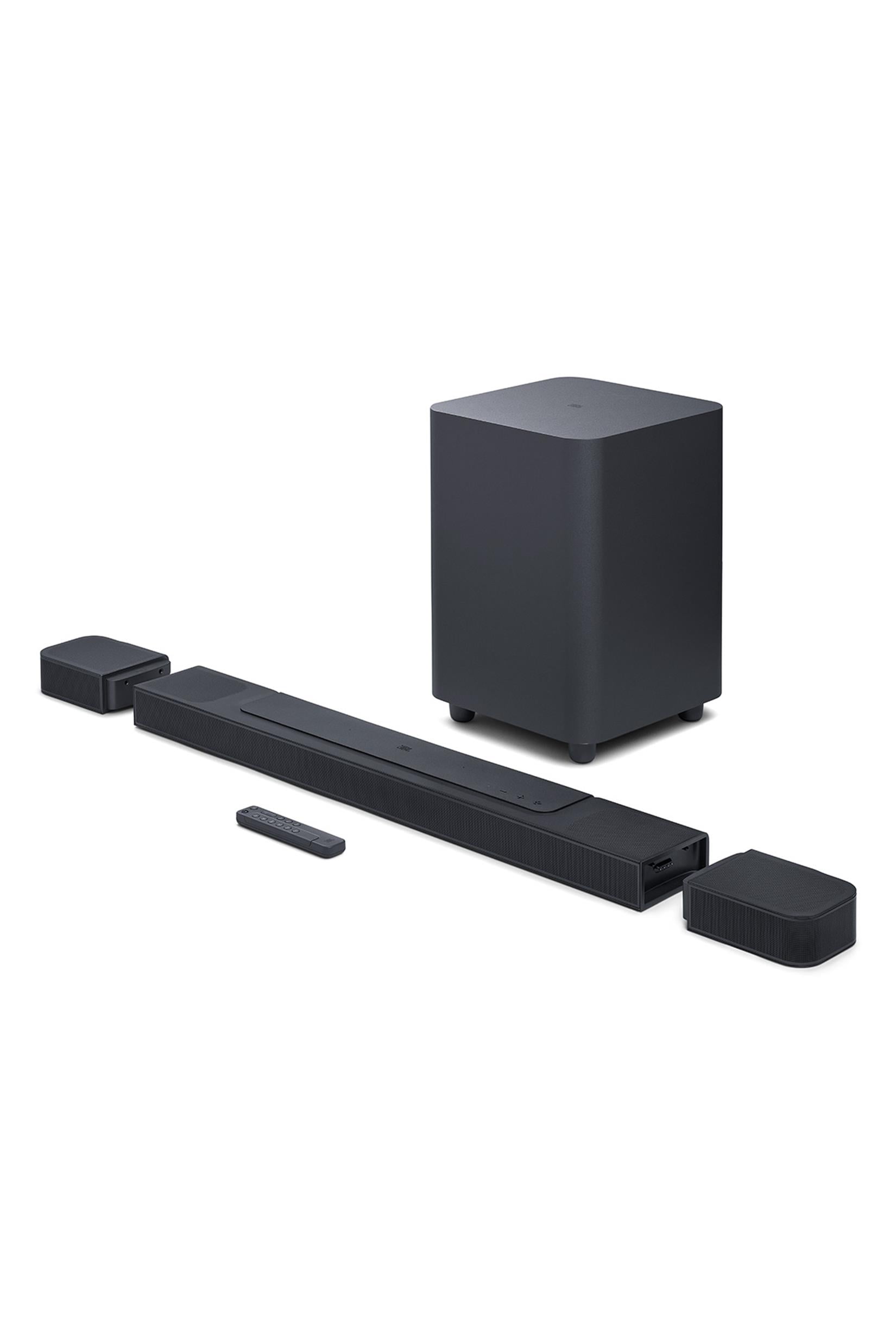 sammenholdt Nominering Synslinie JBL Bar 1000 Surround Sound System with 7.1.4 Channel Soundbar, 10"  Wireless Subwoofer, Detachable Rear Speakers, and Dolby Atmos - Walmart.com
