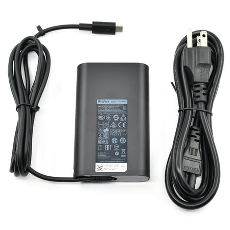 65W USB C AC Adapter for Dell XPS 11 12 13 Vostro 14 15 DA65NM190 Type C Charger