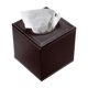 thumbnail image 2 of Soporte para caja de pañuelos de cuero-negro--Marrón Sincero Electrónica, 2 of 3