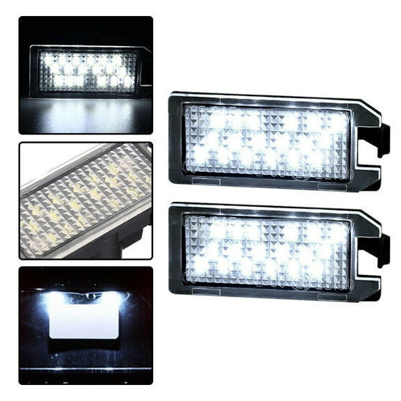 Phyun 2Pcs Led License Plate Light For Jeep Grand Cherokee Compass Patriot Fiat 500 Dodge