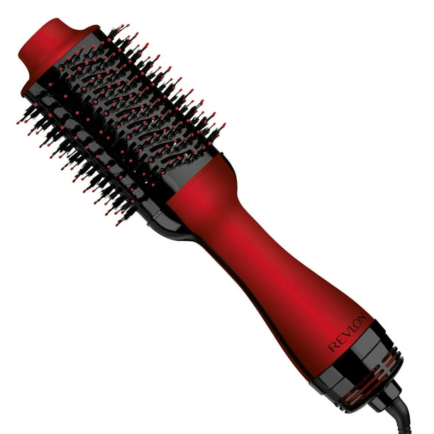 REVLON One-Step Volumizer Original 1.0 Secador de pelo y cepillo de aire caliente, rojo