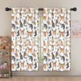 thumbnail image 5 of Blackout Kids Curtains,Realistic Cat and Paw Print White Pattern Children's Insulated Curtains Set Of 2,Bedroom Essentials,Toddler Room Decor 52"x63", 5 of 5
