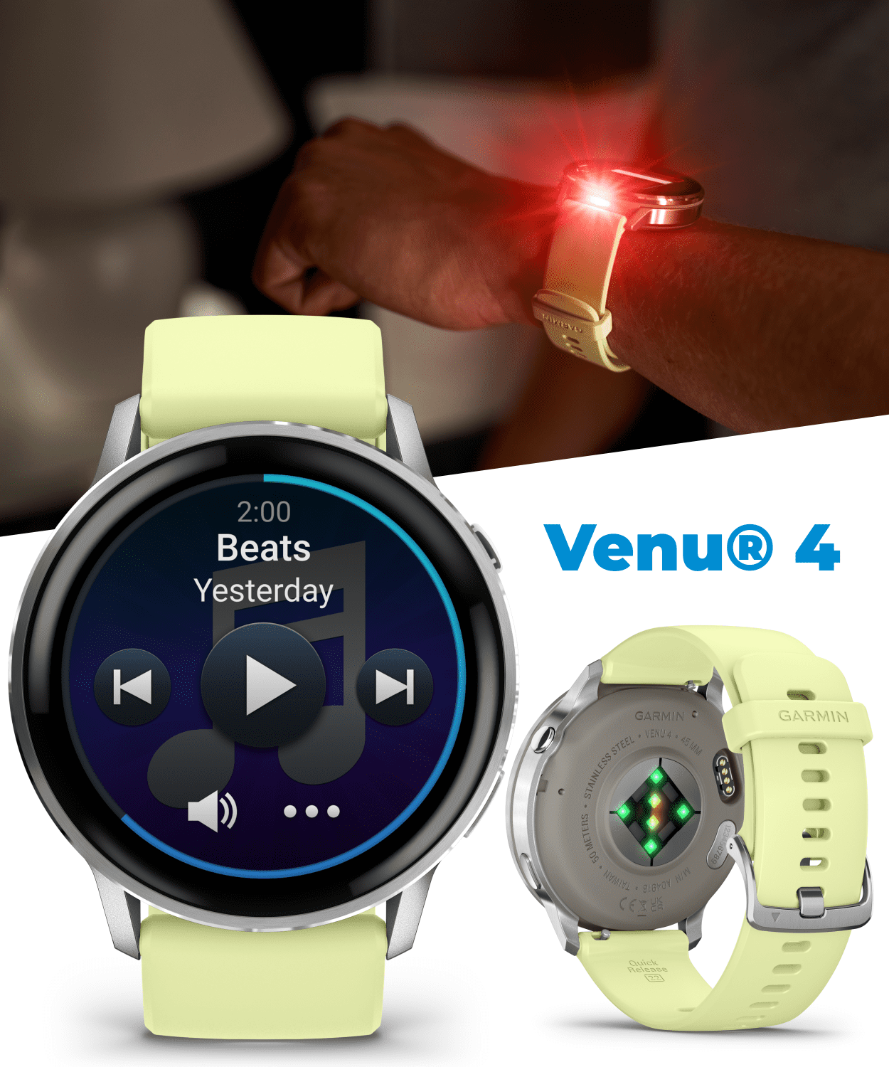 Garmin Venu 4 - 45mm AMOLED Advanced Health & Fitness GPS