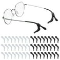 thumbnail image 1 of Grapas de silicona para gafas Uxcell, soporte para gafas, ganchos antideslizantes de ancla negro/transparente, 1 of 7