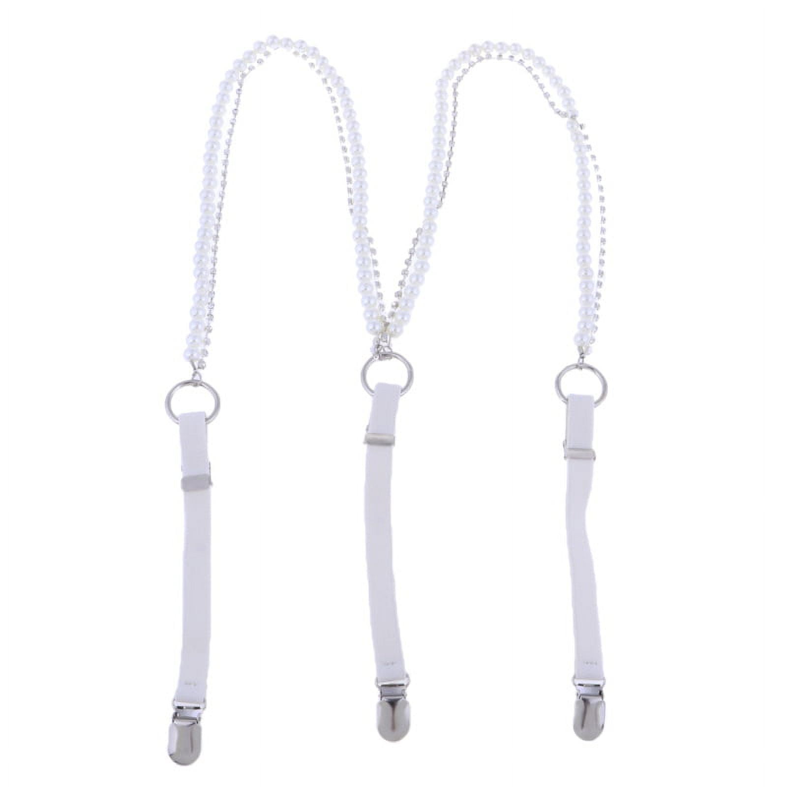 2pcs Adjustable Shirt Garter | Men's and Women's Shirt Tail Clip