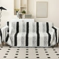 thumbnail image 2 of Viflosae Couch Covers Sofa Covers Washable Comfortable Light Striped Sofa Towel Cover Cloth Universal Non-slip Sleeping Blanket Scratch Sofa Cover 6x4.26ft, 2 of 6