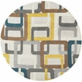 thumbnail image 5 of Hauteloom Harlech Wool Living Room, Bedroom Area Rug - Contemporary - Navy, Gray, Mustard - 10' x 14', 5 of 12