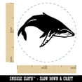 thumbnail image 2 of Happy Humpback Whale Self-Inking Rubber Stamp Ink Stamper - Black Ink - Medium 1 Inch, 2 of 7