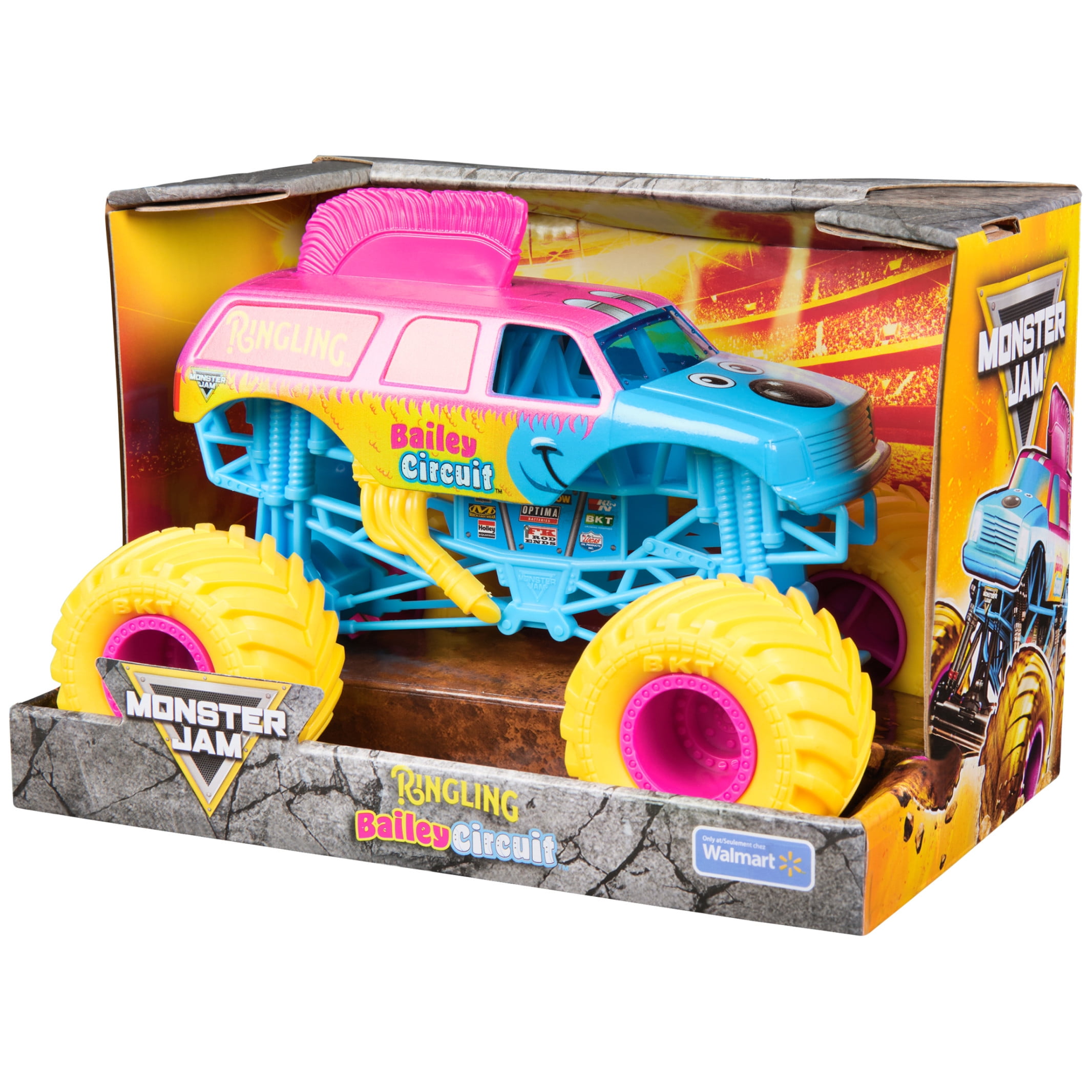モンスタージャム　1/24 - リングリング・ベイリー　サーキット Monster Jam, Official Ringling Bailey Circuit Monster Truck