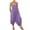 Purple, variant on Taylonsss Women's Printed Summer Sleeveless Backless Casual Backpack Pants Jumpsuit Pants