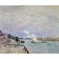 thumbnail image 3 of Sisley, Alfred 17x15 Black Modern Framed Museum Art Print Titled - The Seine at Grenelle - Wet Weather, 3 of 5