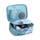 thumbnail image 2 of Bolsa de maquillaje de viaje para mujer, almacenamiento de bolsa de cosméticos, estuche de tren de maquillaje portátil para cepillos, joyería, artículos de tocador, accesorios de viaje, patrón 3, 2 of 8
