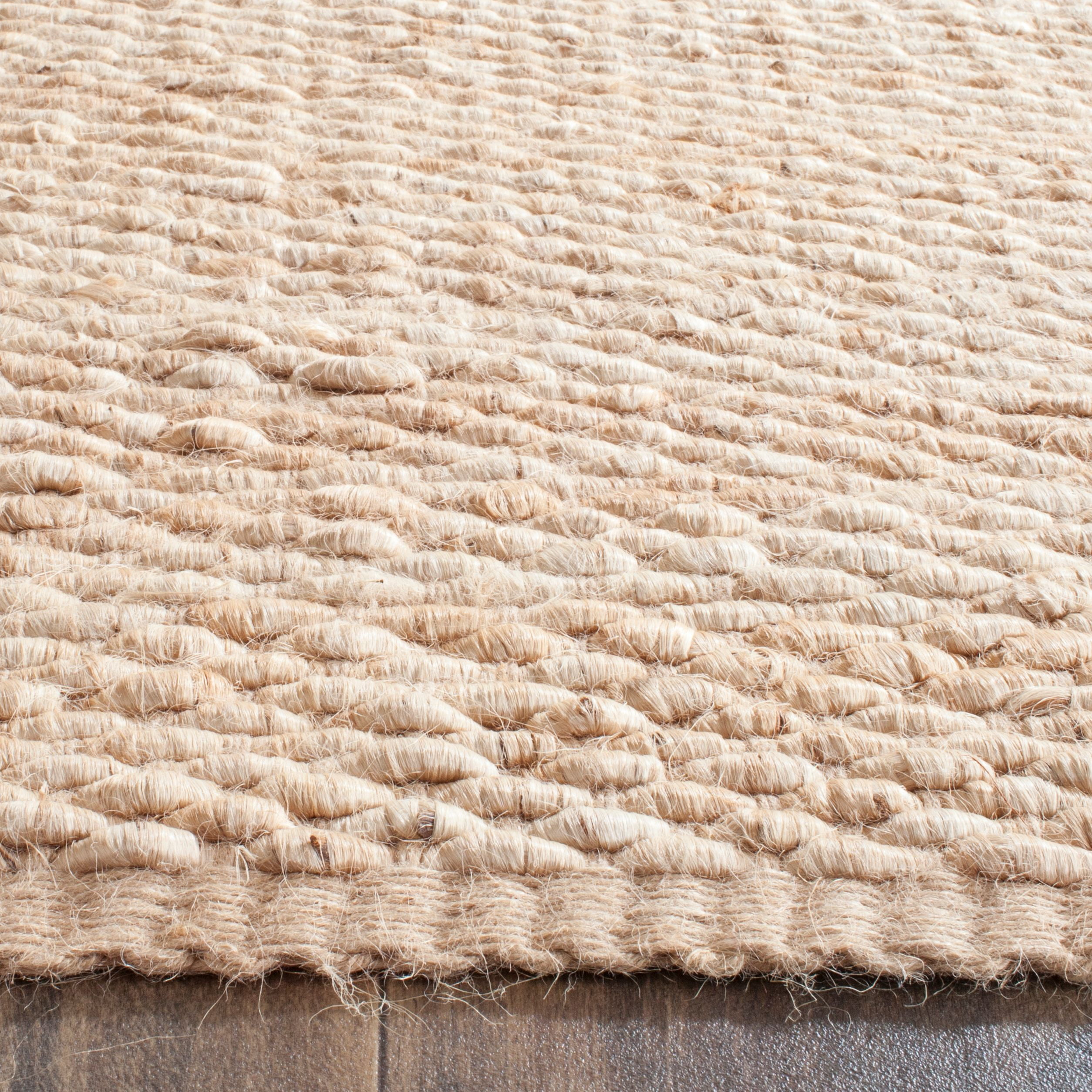 SAFAVIEH Natural Fiber Bryon Braided Jute Area Rug, Natural, 9' x 12'