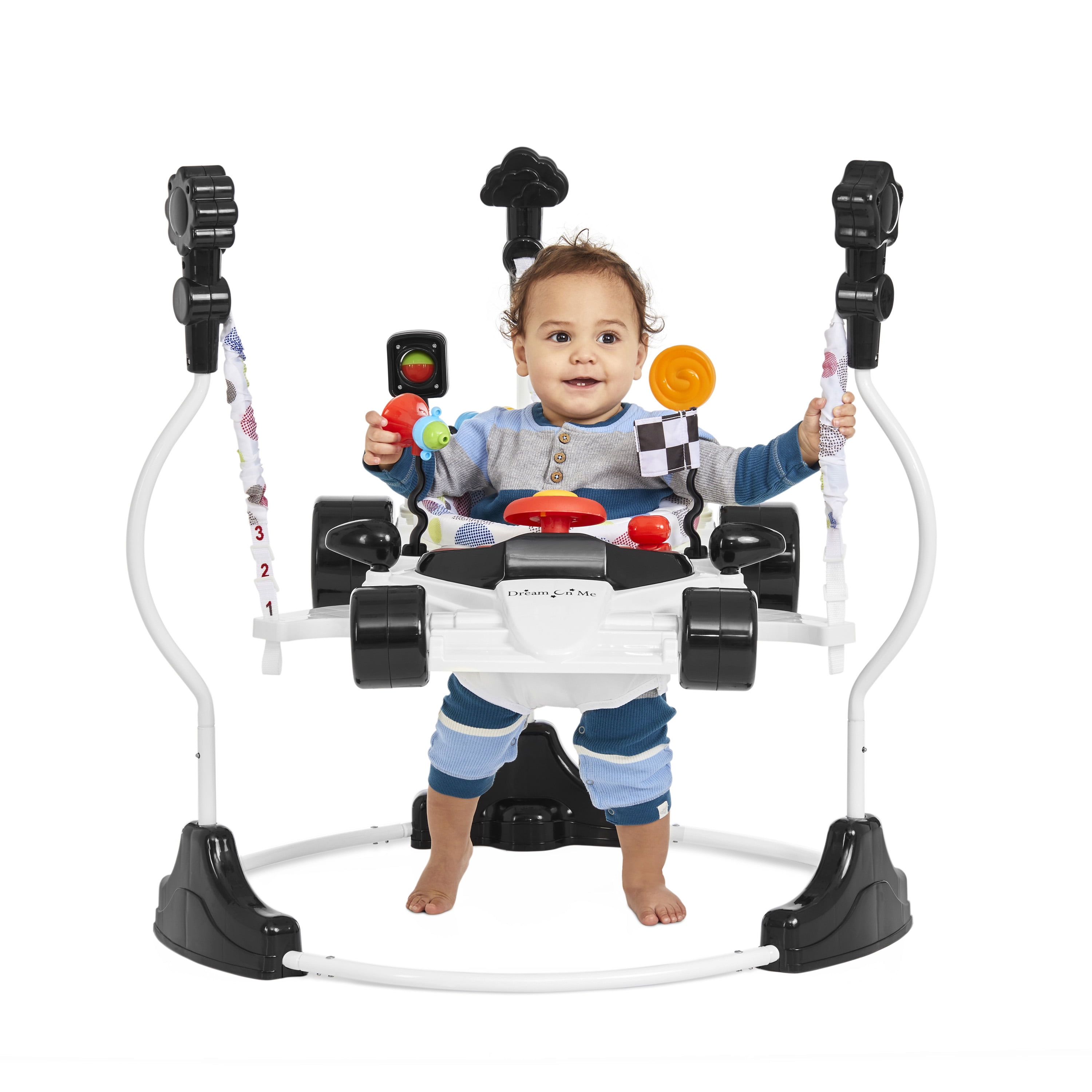 Dream on Me Champ Activity Center and Jumper, White