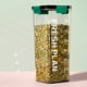 thumbnail image 1 of Almacenamiento y organización de la cocina, recipiente hermético para cereales con tapa, recipiente transparente hermético para almacenar alimentos de cocina para granos, azúcar, harina, arroz, nueces, 1 of 9