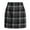 Coffee, variant on Cxenplz Mini Skirt for Womens Flannel Plaid High Waist Skirt Bodycon Pencil Wool Mini Skirts Casual Fall Winter Wrap Short Skirt Club Party Skirts