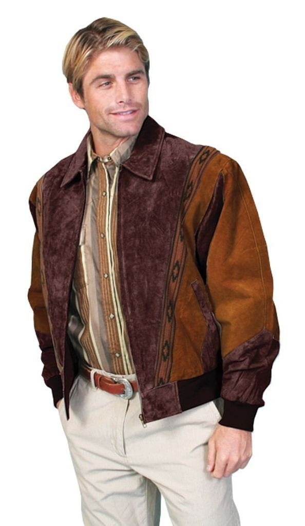 Scully Leather Scully 621974XB Mens Leather Wear Rodeo Boar Suede