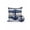 lake blue，Gray, variant on 1 Pack Outdoor Pillows Waterproof, Nautical Anchor Indoor/Outdoor Throw Pillows with Inserts, Ocean Grey Blue Stripes Modern Simplistic Decorative Pillow for Patio Furniture Chairs Couch