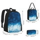 thumbnail image 2 of Fotbe Blue Glitter Sparkles Set Escolar 3 en 1 para Niños - Mochila Duradera con Lonchera Aislante y Estuche para Lápices - Mochila Escolar para Niños y Niñas, 2 of 7