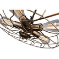 thumbnail image 2 of 5 Light Flush Mount with Antique Copper finish, 2 of 4