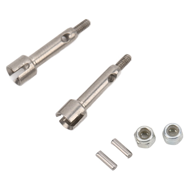 uds RC eje de rueda delantera de Metal eje delantero CVD horquilla de copa para coche Axial SCX24 1/24 RC
