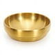 thumbnail image 1 of Cuenco grande de acero inoxidable dorado para sopa, plato para sashimi de doble pared de 35 oz, 1 of 7