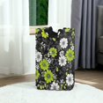 thumbnail image 6 of Yayeee Freestanding Laundry Hamper with Handle Collapsible Large Storage Basket for Clothes, White Flower Pattern, 6 of 7