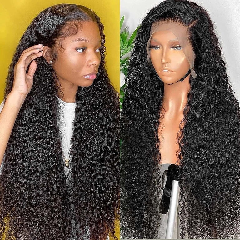 Tkrady Black Wig Fashion Curly Wigs With Gradient Colors And  display picture 1