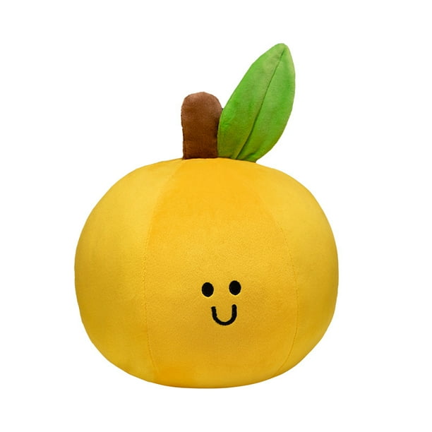 Muñeca de peluche con fruta de peluche, naranja, suave caricatura, 12-16 cm
